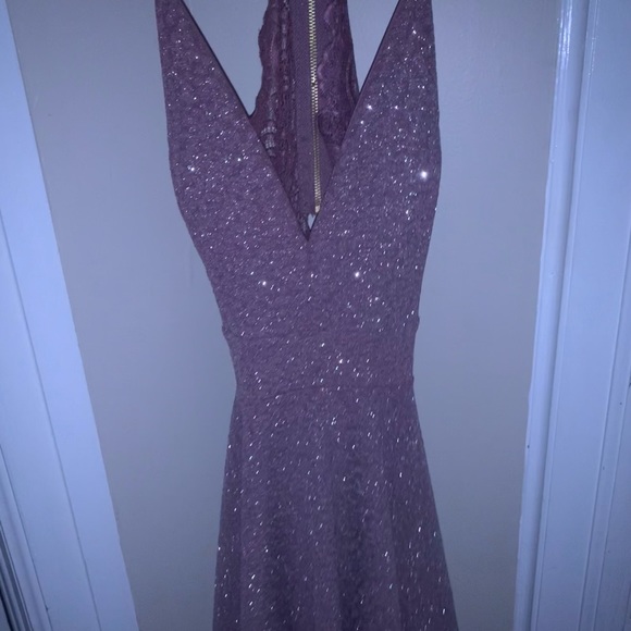 Shimmery Mauve Homecoming Dress from Windsor - Picture 3 of 3